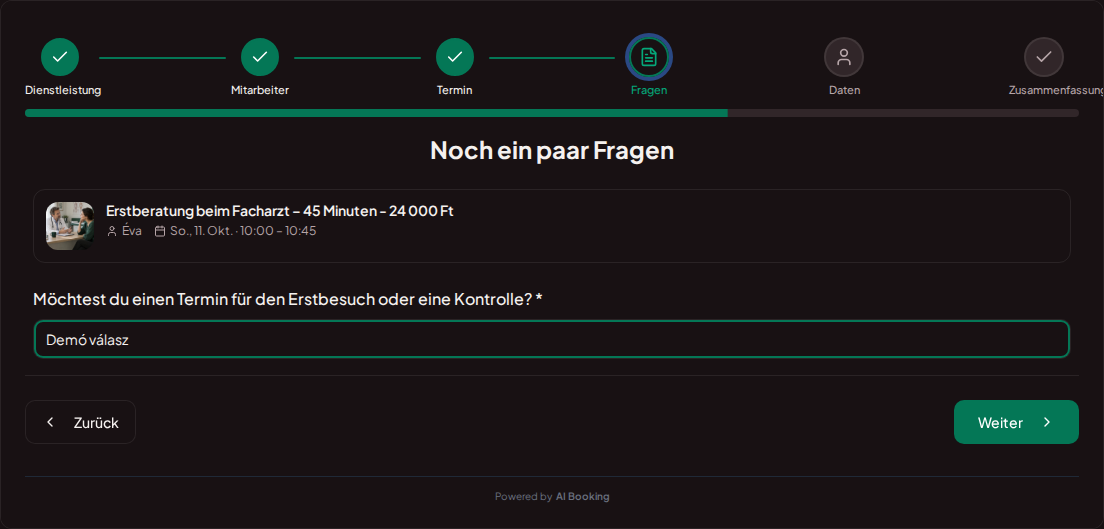 Terminbuchungssystem für Privatärzte – Vorabfrage zur Privatvisite: Möchtest du einen Termin für das erste Mal oder für eine Kontrolle? Terminbuchungssystem für Privatärzte – Vorabfrage zur Privatvisite: Möchtest du einen Termin für das erste Mal oder für eine Kontrolle?