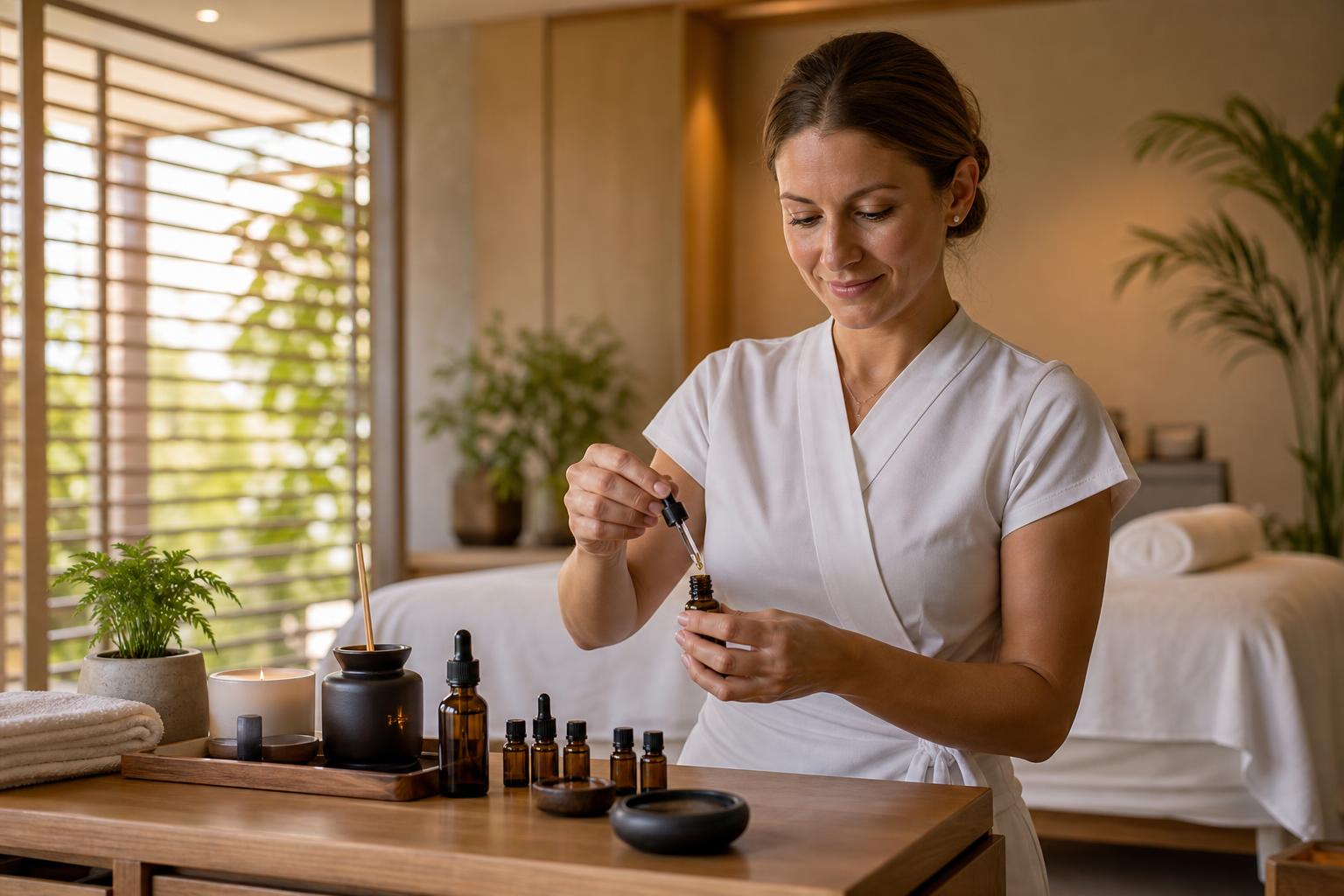 Wellness spa medence hangulatos megvilágítással — AI Booking online időpontfoglaló rendszer wellness és spa vállalkozásoknak
